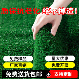 Famous jiuzhou fake lawn simulated artificial turf plastic green carpet rooftop balcony roof sun room villa courtyard 2 meters wide * 25 meters long 1.5cm grass height
