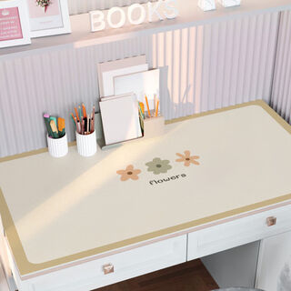 Fantasy desk pad desk student desk tablecloth study desk desk pad small petals q elastic silicone 60x100cm