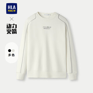 Heilan house sweater men's autumn power rocket embroidered pullover long sleeve men