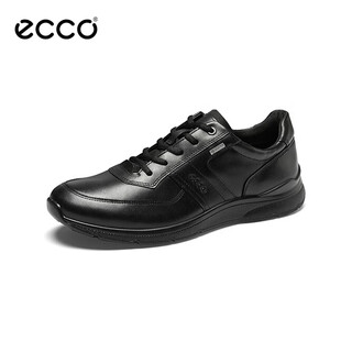 Ecco owen series men's comfortable casual leather shoes breathable running shoes outdoor sports shoes 511614 black 41