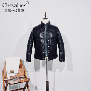 CHEVALPES国际一线品牌饱满、蓬松、新西兰绵羊皮羽绒服皮衣外套冬季防寒超 新西兰羊皮羽绒服 S