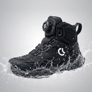 Cc protectors motorcycle cycling shoes python four seasons waterproof anti-slip python cycling shoes wear-resistant and anti-collision black 41