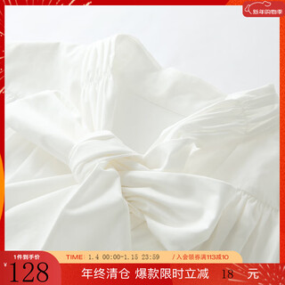 Tricolor 100 cotton 2025 winter new loose shirt long sleeve float collar top women original white m 160/84a