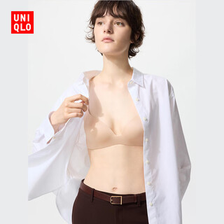 Uniqlo women's wireless bra/lightweight 3d bra soft support three-dimensional push-up 479190 479190/31 beige 75a suitable for a75 b75 a80 b80