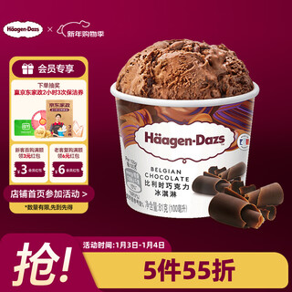 Haagen-dazs classic belgian chocolate flavor ice cream 100ml/cup ice cream