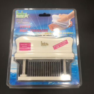 Возьмите прерыватель кошачьих ребер из нержавеющей стали, игла для стейка с молотком, ослабьте молоток для мяса, измельчитель для стейков с молотком, игла для жарки свиной отбивной, измельчитель для мяса, синяя упаковка, прерыватель для ребер