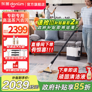 Donlim cloth cleaning machine sofa carpet curtain cleaning machine high temperature steam spray and suction integrated sterilization and mite removal car washing glass kitchen machine dl-7901 multi-function steam cleaning machine