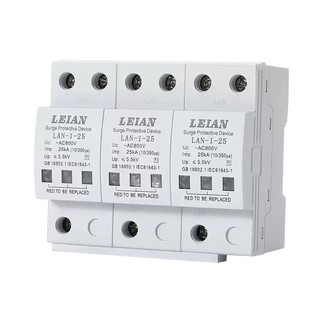 Level 1 photovoltaic wind power box power supply surge protector solar gas station 690v750v800v1000v white 4p ac1000v 50ka