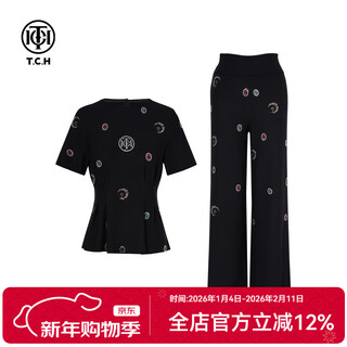 Tch light luxury hot diamond casual temperament design luxury style slim fashion suit women t75b07e1027 black l 110-125jin jin is equal to 0.5 kg