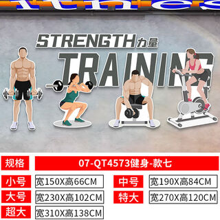 Fantasy gym wall decoration hanging painting sports gym studio cultural background inspirational slogan wall sticker qt4573 fitness 7 5mm snow crystal board large