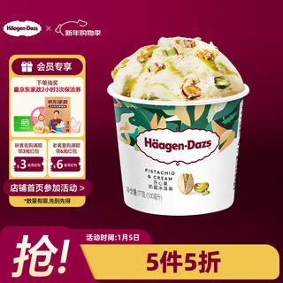 Haagen-dazs pistachio cream flavored ice cream 100ml/cup ice cream