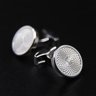 William miltonwilliam milton cufflinks gift men's birthday gift guilloché carved fashion cufflinks accessories fashion sunflower