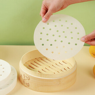 Shantou lincunyuan barbecue paper commercial barbecue oil-absorbing paper household oil paper baking non-stick oven silicone paper cake mat pizza paper barbecue paper round non-porous (500 sheets/pack 30cm