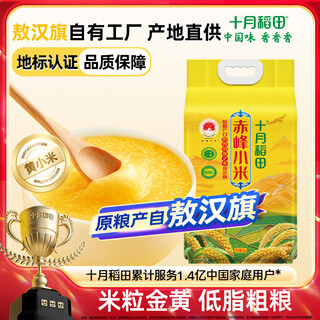 October rice field chifeng yellow millet 5jin jin equals 0.5kg aohan banner, inner mongolia aohan yellow millet multigrain porridge low-fat whole grain breakfast