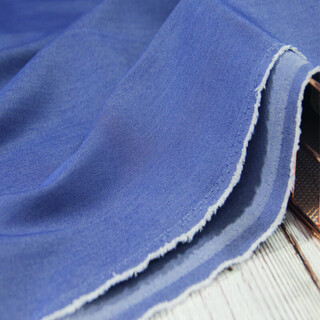 Denim fabric stretch tencel cotton denim fabric stretch thin spring and summer solid color pants fabric lining dark blue 1 meter price