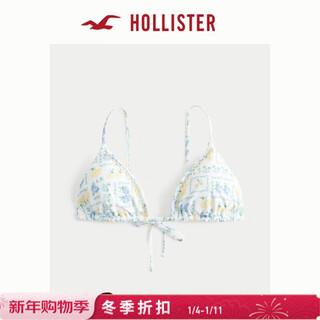Hollister25 autumn sexy resort style printed bikini swimwear women's 311-5231 white floral (top) xs