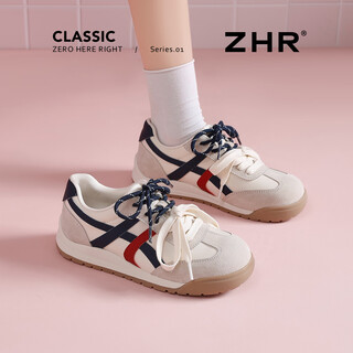 Zhr dexun shoes women's 2026 new soft sole commuting women's shoes casual sports shoes women ks327 beige 37