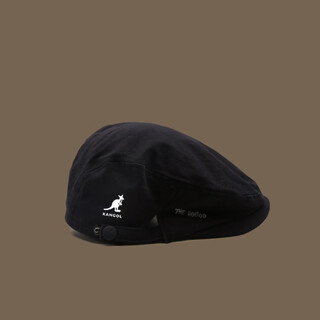 Kangol official spot retro newsboy hat female beret seaside travel forward hat painter black one size fits all 56-60cm) one size
