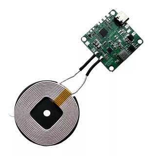 20w high power spacer 10mm fast charging wireless charger transmitter module universal car furniture modification 20w module