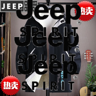 Jeep spirit velvet thickened men's jacket mid-length trendy overcoat cotton winter men's jacket 2025 new windbreaker black 2xl