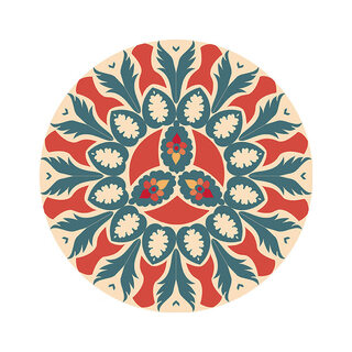 Tuojin imported quality household silicone non-slip and heat-resistant placemats from japan, waterproof and oil-repellent lunch insulation mats, tea cup mats, a12_large size 22cm