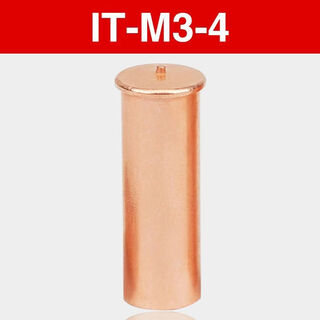 Sailuto seed welding nut column welding stud copper-plated national standard internal thread round lengthened brass hollow screw welding nail copper column carbon steel copper-plated it-m-55000 pcs