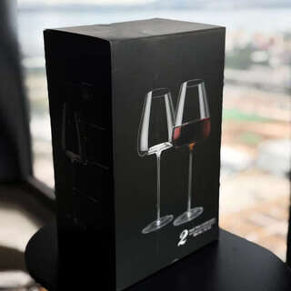 Fantasy red wine glass set wine glasses 6-pack goblets 6001 gift box style 2-pack