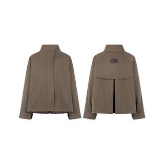 Meiyang traveler no. 4 jacket padded warm lightweight slightly wrinkled textured jacket top - zhou brown l