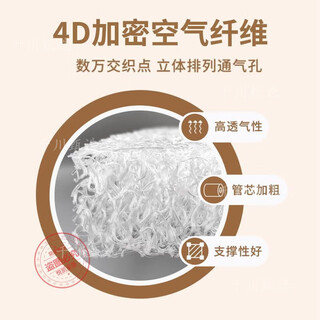 Baby mattress 4d air fiber 4d air fiber mattress baby and children tatami customized breathable and hard protection 6cm thick 4cm core + fabric 1350mm*1900mm - breathable and durable