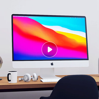 Apple apple 21527-inch imac design editing game home desktop all-in-one computer i7 front desk high-end design 27-inch 5k high configuration r12-i5-16g-120