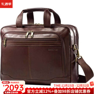 Samsonite luxury fashion brand men's portable shoulder bag business briefcase computer bag 845657 bj