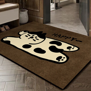 Fantasy entrance door floor mats, entrance door mats, household non-slip, dirty and wear-resistant dust-removal cartoon carpet, can be cut to 60x90cm, newly upgraded, dirty and wear-resistant, good luck, good luck and hope.