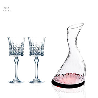 The middle shopkeeper's high-looking swan red wine decanter home creative high-end crystal glass high-end wine flask handmade swan decanter 2 french imported 190ml crystal cups