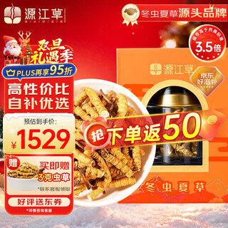 Yuanjiang grass, cordyceps sinensis, cordyceps sinensis, selected cordyceps sinensis, affordable package, nutritional supplements for the elderly, self-use gift box, 20 grams of cordyceps sinensis, free 3 grams