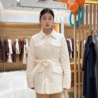 Feizi women's fashion casual down jacket f4a905 shell white 170/92a