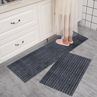 Fantasy cuttable big red floor mat entry foyer hotel corridor entrance bedroom staircase wedding thickened wear-resistant carpet black gray 7 stripes carpet 40x60cm bathroom door mat