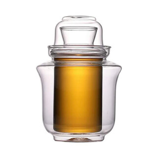 Zheyun heat-resistant glass wine warmer glass hot wine pot warm wine pot warm yellow wine white wine heat-resistant household commercial wine utensils
