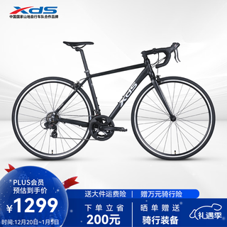 Xidesheng road bicycle rc200 entry-level leisure 14-speed variable speed aluminum alloy frame road bike 2025 rc200 black/silver (consult customer service) 700c*510 (recommended height 175-185)