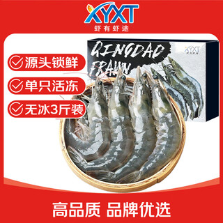 Shrimps have shrimps, domestic qingdao prawns, white shrimps, green shrimps, fresh shrimps, frozen fresh shrimps, live frozen extra-large sea-caught whole box, 17-20 cm extra large shrimps 3jin jin is equal to 0.5 kg (net weight)
