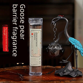 Shantou lincun pear tent non-stick powder xiaoxiang yunpan chunhehe creative incense burner red crown crane lotus burner