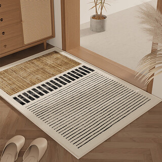 Wing fantasy wabi-sabi style entrance door floor mat, home entrance mat, entrance door carpet, japanese style indoor foot mat, light gap entry door c type 80cmx120cm