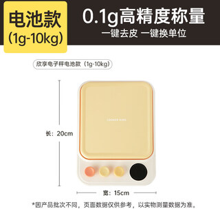 Shijanu cui dahuang 2025 new high-precision electronic scale for kitchen roasting coffee commercial high-precision battery model 1g_10kg free battery
