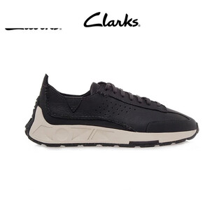 Clarks craftspeed retro fashionable sports men's shoes 26176156 black gray 42