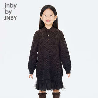 Jnby by jnbyjnby by jnby new jiangnan buyi children's dress 26 spring girls 1q1g13350 201/dark coffee 100cm