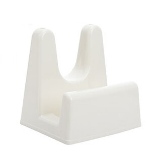 Tuojin japan imported quality nachuan creative kitchen supplies plastic pot lid rack hanging chopping board storage rack storage shelf white (1 piece)