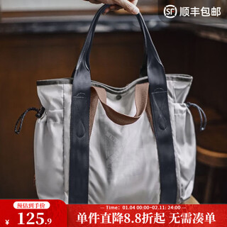 Madden workwear all weather waterproof tote bag large capacity computer bag men's american shoulder bag commuting versatile tote bag dusk gray one size (410mm x 335mm)