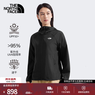 The north face wild series sun protection clothing for women upf50 outdoor quick-drying multi-effect clothing 25 new products classic 8exd jk3/cosmic black xl /170