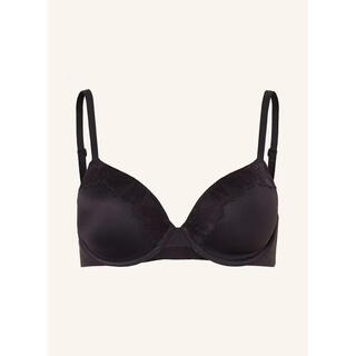 Calvin klein women's bra push-up seamless lace thin daily commuting bra simple schwarz one size | 70b