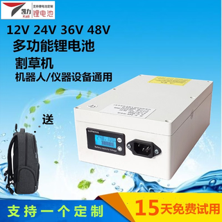 Sanqihu electric lawn mower 24v36v48v lithium battery robot battery 21v solar tea picking machine water pump lithium battery 48v12ah free package + charger