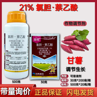 21% choline naphthalene acetic acid, choline naphthalene acetic acid chloride, onion, garlic, ginger and sweet potato growth regulator, 30g*1 bag